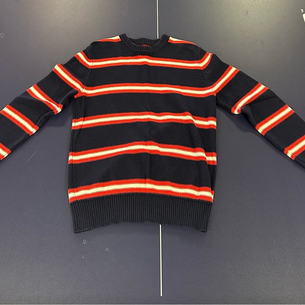 Striped Black and Red Men's Sweater
